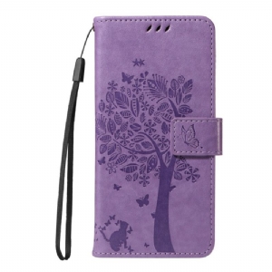 Lederhüllen Xiaomi Redmi Note 14 4g Baum Und Katze