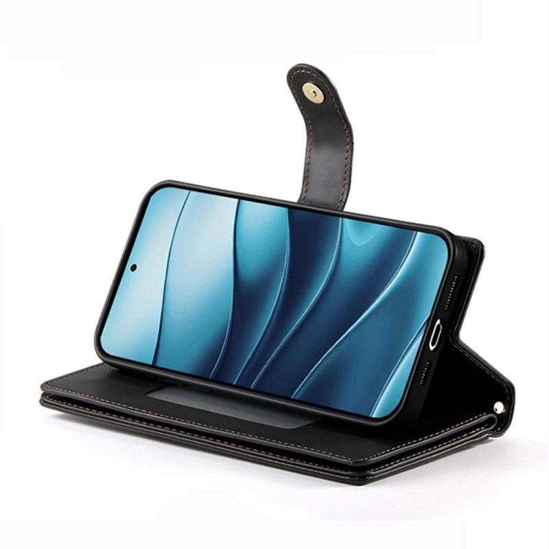 Lederhüllen Xiaomi Redmi Note 14 4g Geldbörse Mit Trageriemen