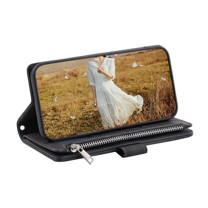 Lederhüllen Xiaomi Redmi Note 14 4g Gesteppt Portemonnaie