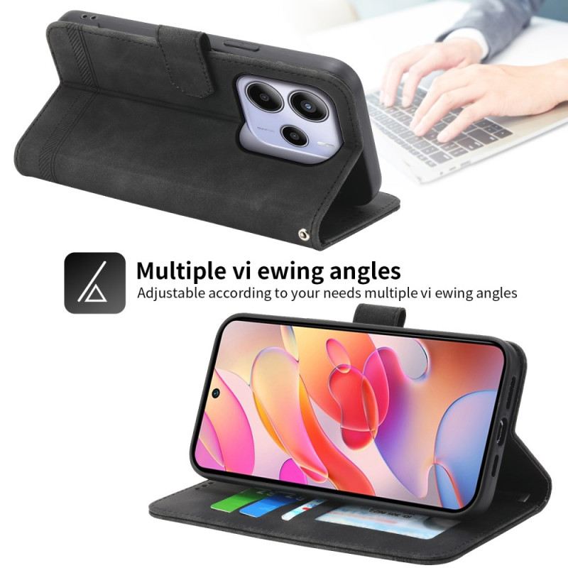 Lederhüllen Xiaomi Redmi Note 14 4g Handyhülle Dierfeng