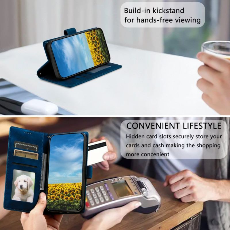 Lederhüllen Xiaomi Redmi Note 14 4g Handyhülle Schulterriemen In Wildlederoptik