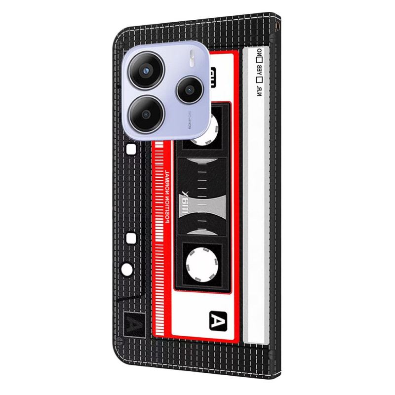 Lederhüllen Xiaomi Redmi Note 14 4g Kassettenmuster