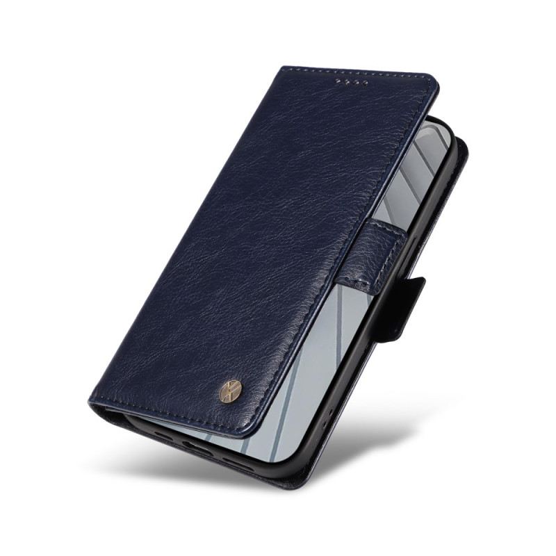 Lederhüllen Xiaomi Redmi Note 14 4g Litschi-textur Ykatu