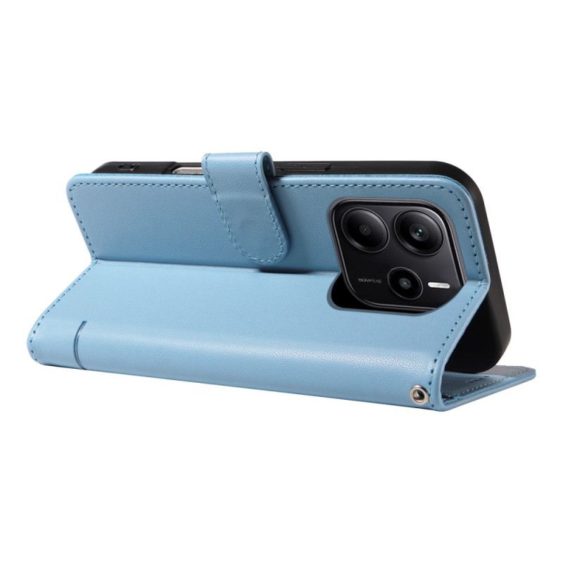 Lederhüllen Xiaomi Redmi Note 14 4g Lustige Katze Mit Riemen