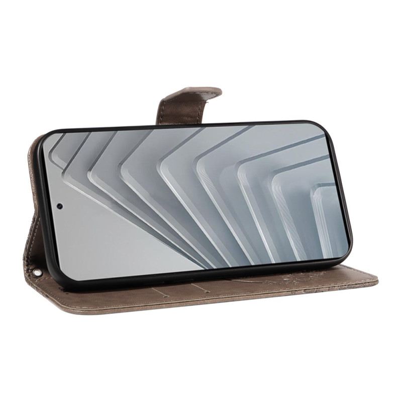 Lederhüllen Xiaomi Redmi Note 14 4g Schmetterlingsmuster