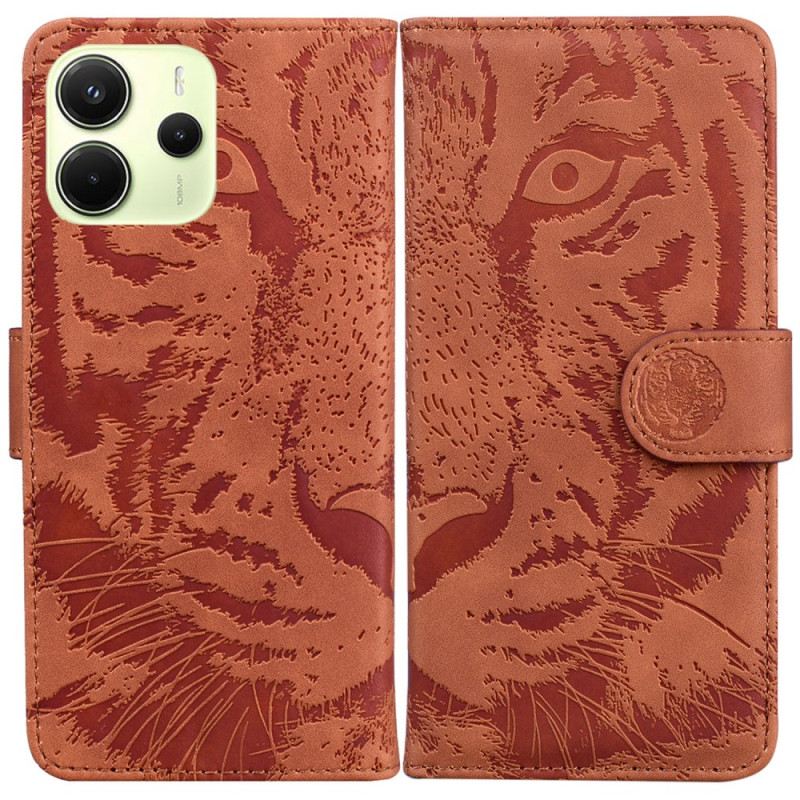 Lederhüllen Xiaomi Redmi Note 14 4g Tigerprint