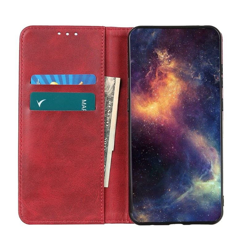 Lederhüllen Für Sony Xperia Pro-I Flip Case Simone Zehentrenner Aus Gealtertem Kunstleder