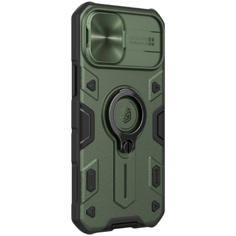 Hülle Für iPhone 12 Mini Armor Case Mit Objektivdeckel