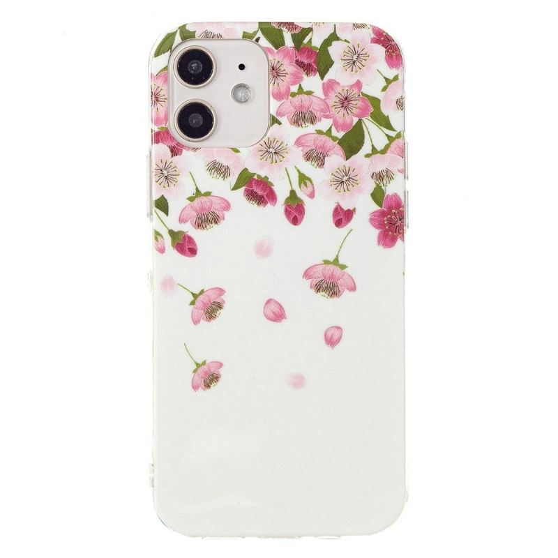 Hülle Für iPhone 12 Mini Fluoreszierende Blumen