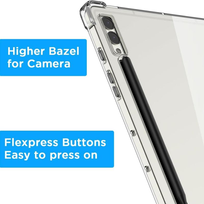 Hülle Samsung Galaxy Tab S9 Fe Plus Transparentes Hd