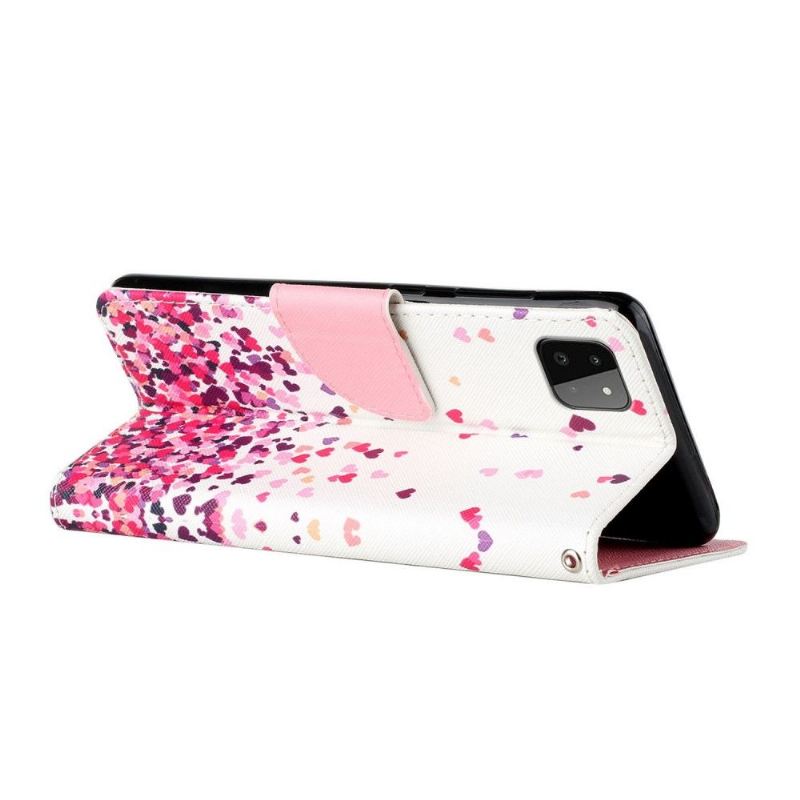 Case Für Samsung Galaxy A22 5G Herzmuster