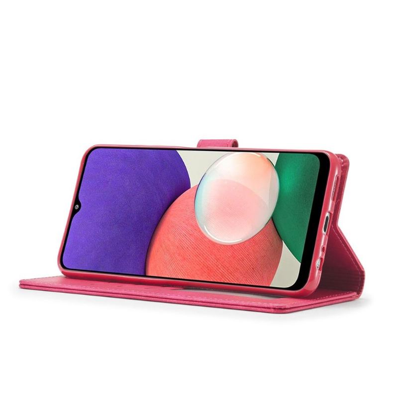 Case Für Samsung Galaxy A22 5G Schutzhülle Flip Case Ledereffekt Lc.imeeke