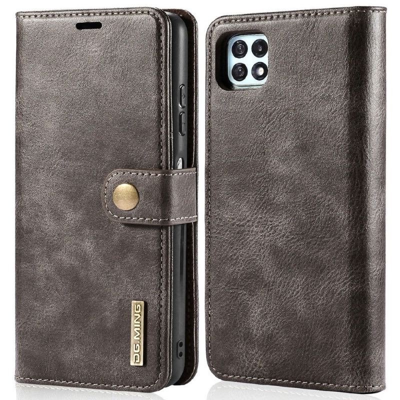 Hülle Flip Case Für Samsung Galaxy A22 5G Schutzhülle 2 in 1 Abnehmbar