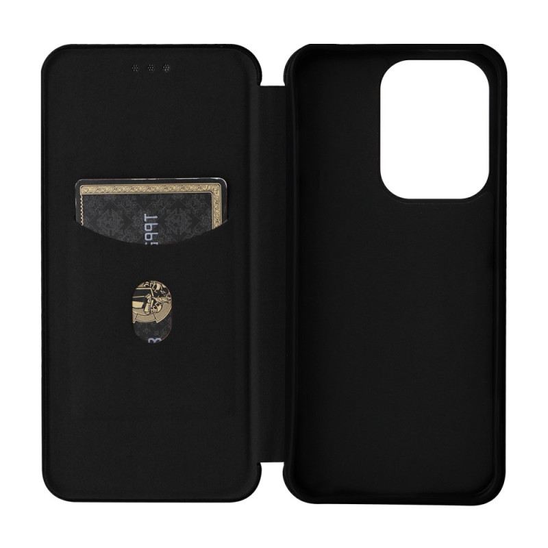Flip Case Oppo Reno 13 5g Handyhülle Carbonfaser
