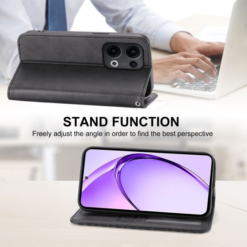 Flip Case Oppo Reno 13 5g Rautenmuster Mit Riemen