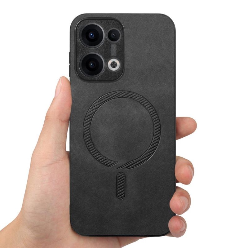 Hülle Oppo Reno 13 5g Magsafe-kompatible Lederoptik