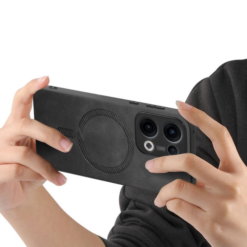 Hülle Oppo Reno 13 5g Magsafe-kompatible Lederoptik