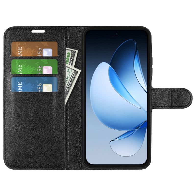 Lederhüllen Für Oppo Reno 13 5g Klassisches Litschi-kunstleder