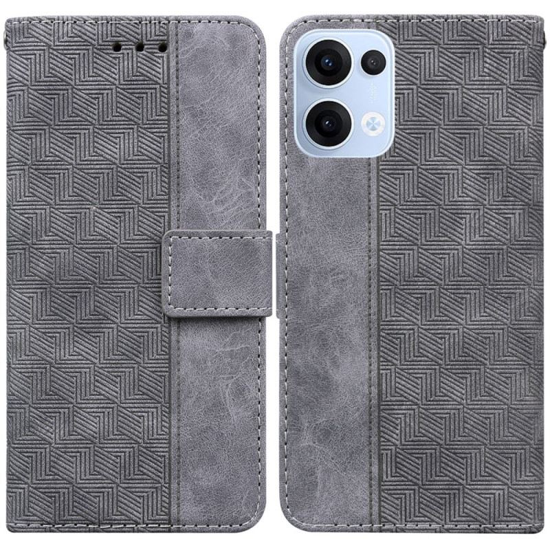 Lederhüllen Für Oppo Reno 13 5g Webmuster