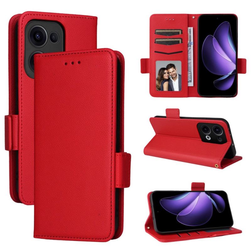 Lederhüllen Oppo Reno 13 5g Handyhülle Armband Aus Kunstleder In Litschi-optik