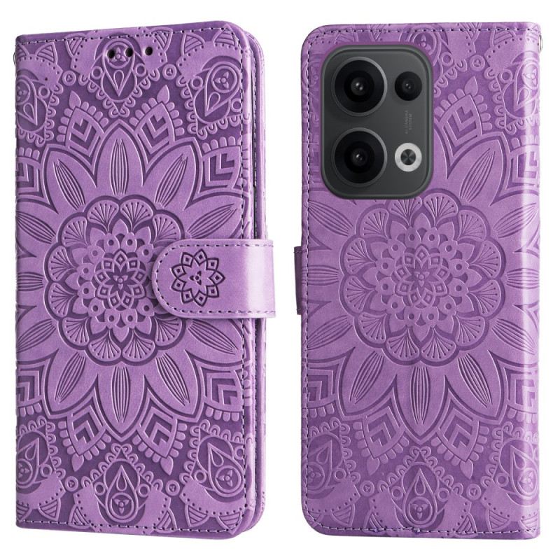 Lederhüllen Oppo Reno 13 5g Sonnenblume