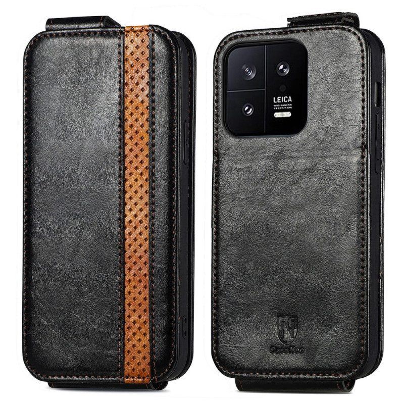 Lederhüllen Für Xiaomi 13 Vertikales Caseneo