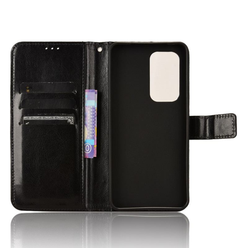 Lederhüllen Für Vivo V40 Se 5g Glänzendes Kunstleder Mit Trageband