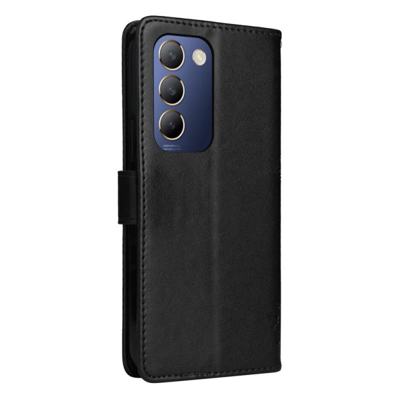 Lederhüllen Vivo V40 Se 5g Baum Und Katze