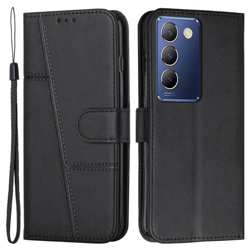 Lederhüllen Vivo V40 Se 5g Business-stil