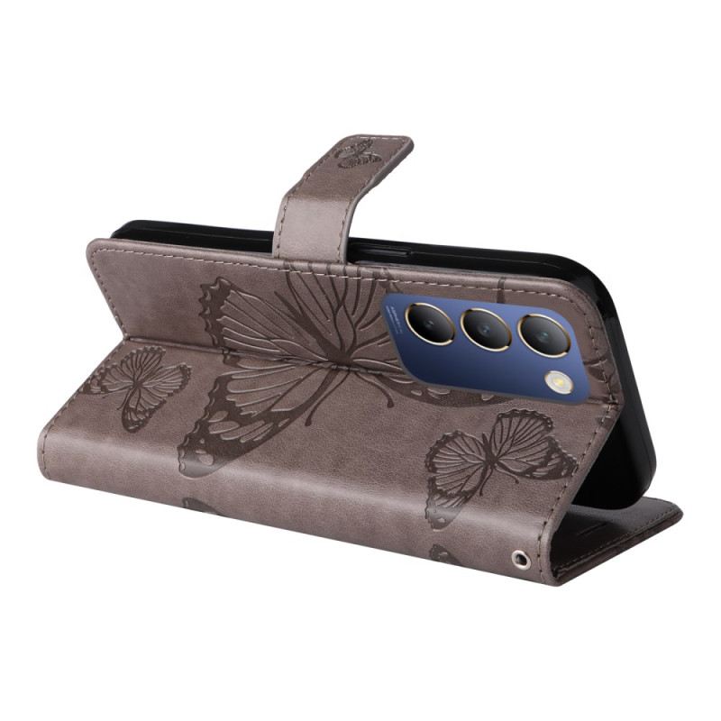 Lederhüllen Vivo V40 Se 5g Riesige Schmetterlinge