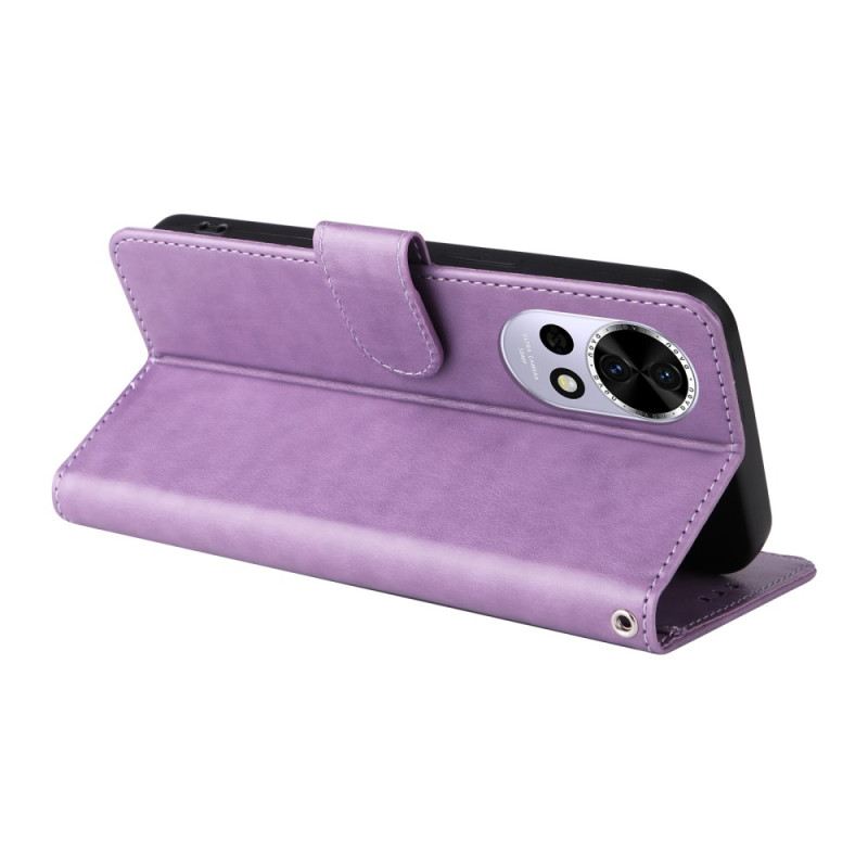 Lederhüllen Für Huawei Nova 13 Blumenmuster