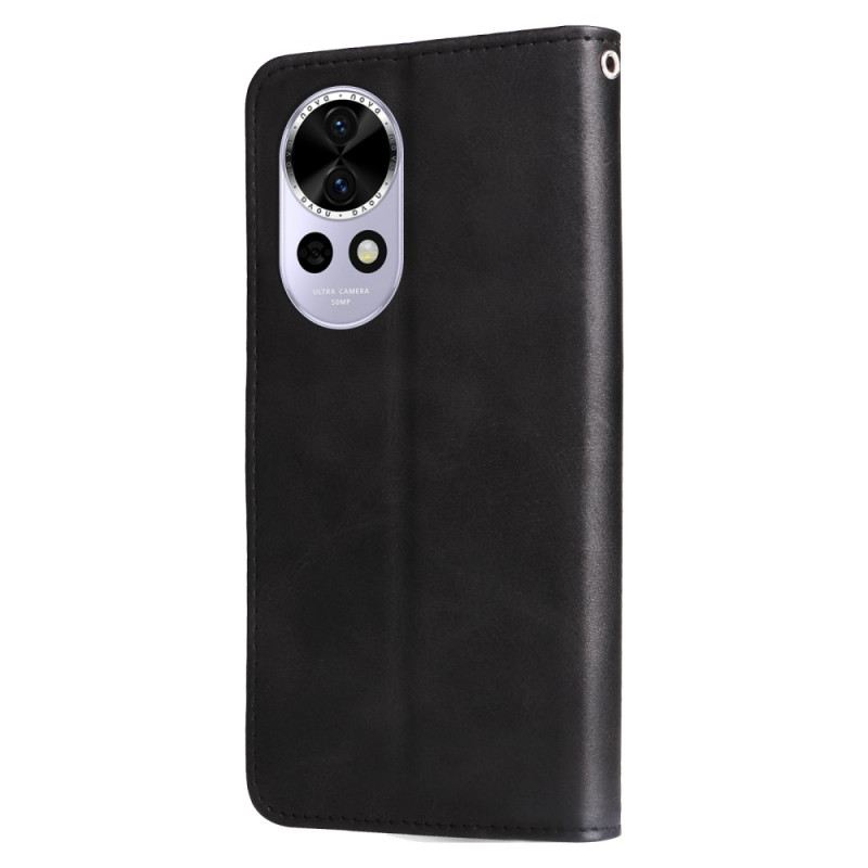 Lederhüllen Für Huawei Nova 13 Reißverschlusstasche