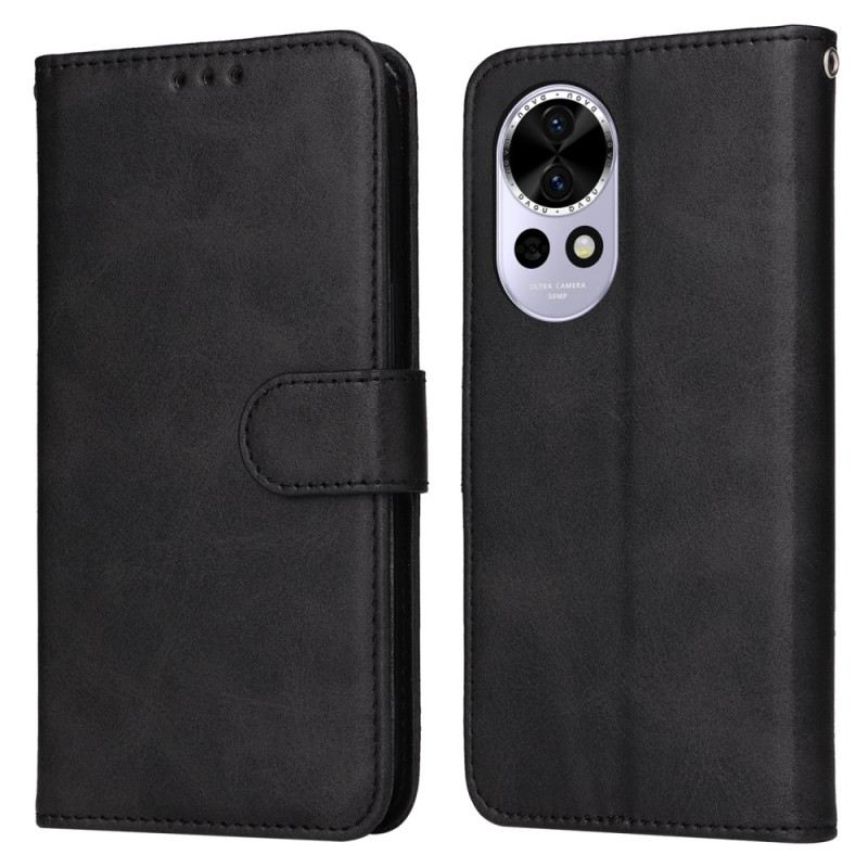 Lederhüllen Huawei Nova 13 Handyhülle Kunstlederriemen