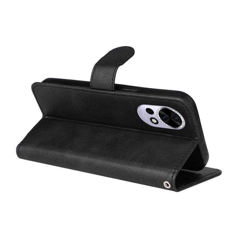 Lederhüllen Huawei Nova 13 Handyhülle Kunstlederriemen