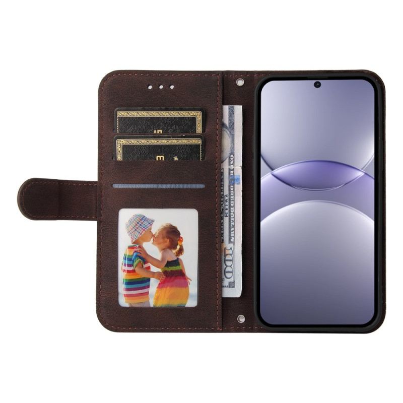 Lederhüllen Huawei Nova 13 Handyhülle Vintage-nieten Und -riemen