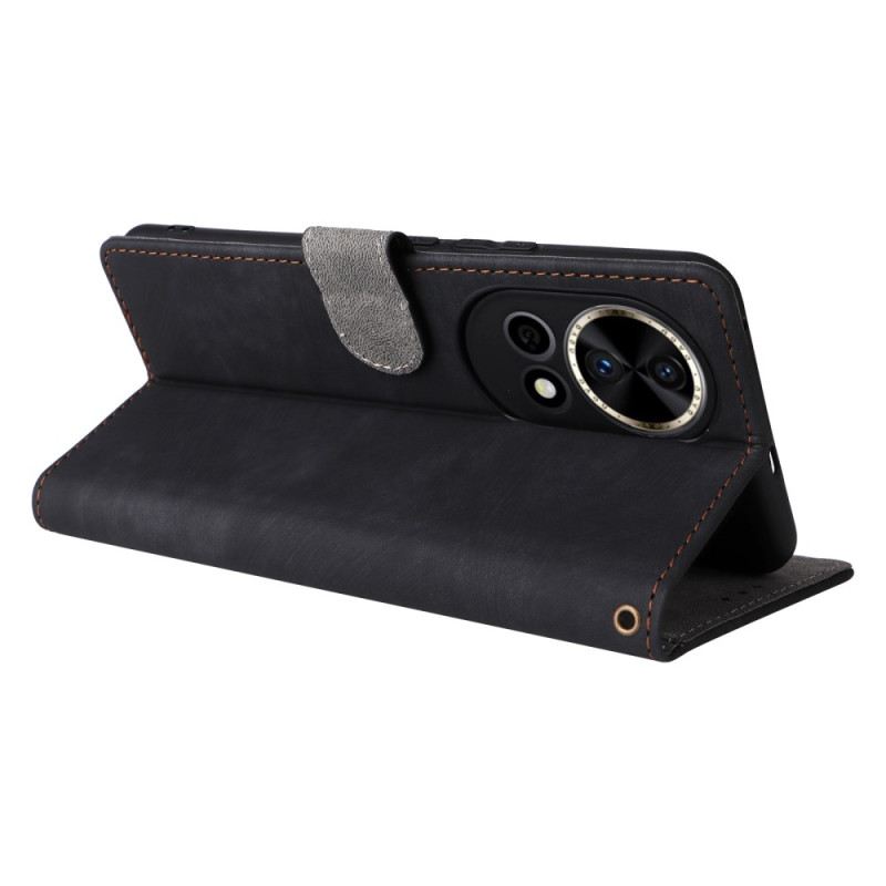 Lederhüllen Huawei Nova 13 Rfid-geldbörse In Wildlederoptik