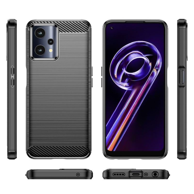Handyhülle Für Realme 9 Pro Silikon Gebürsteter Effekt