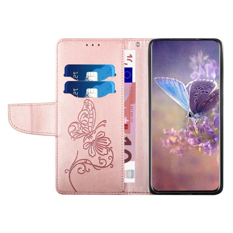 Case Für iPhone SE 2022 Flip Case Schmetterlingsfolio