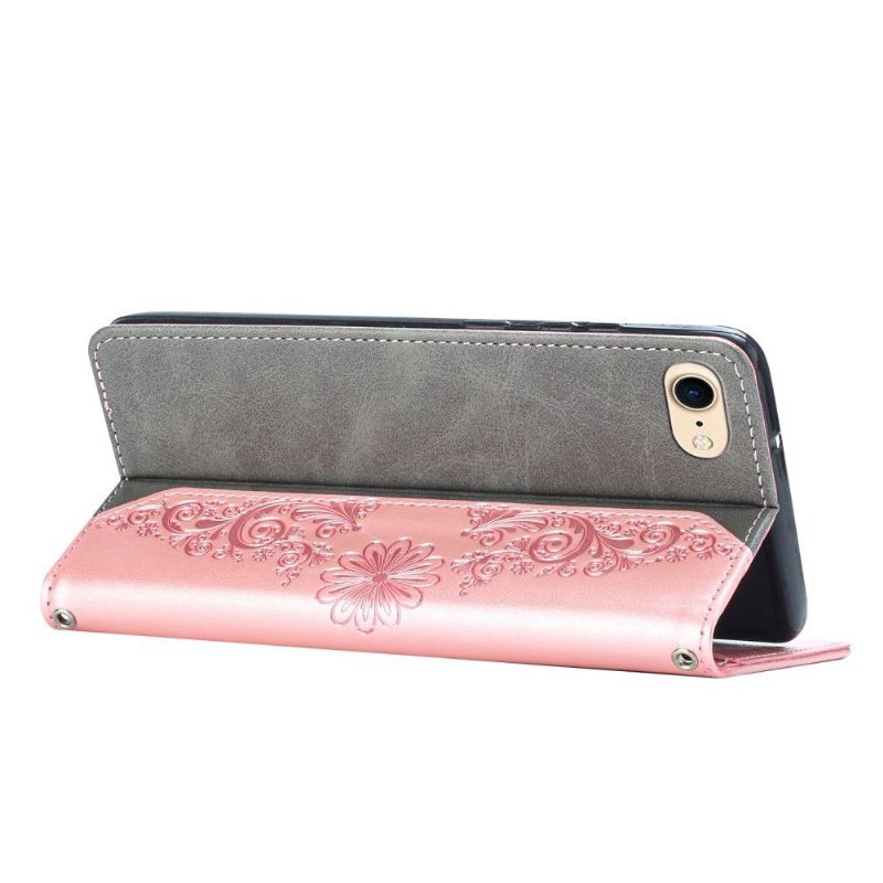 Case Für iPhone SE 2022 Flip Case Schmetterlingsfolio