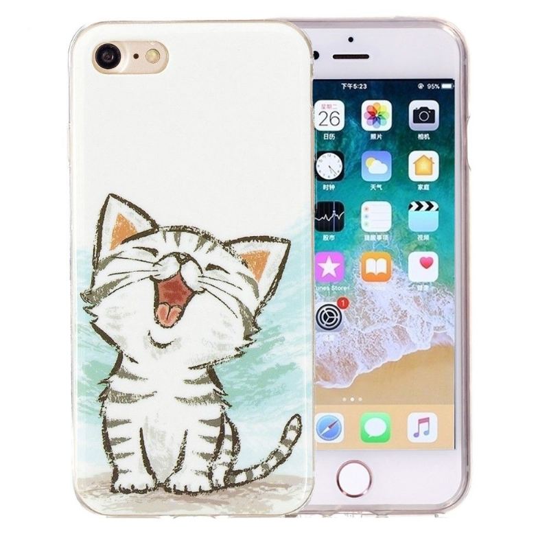 Hülle Für iPhone SE 2022 Fluoreszierender Chatinhalt