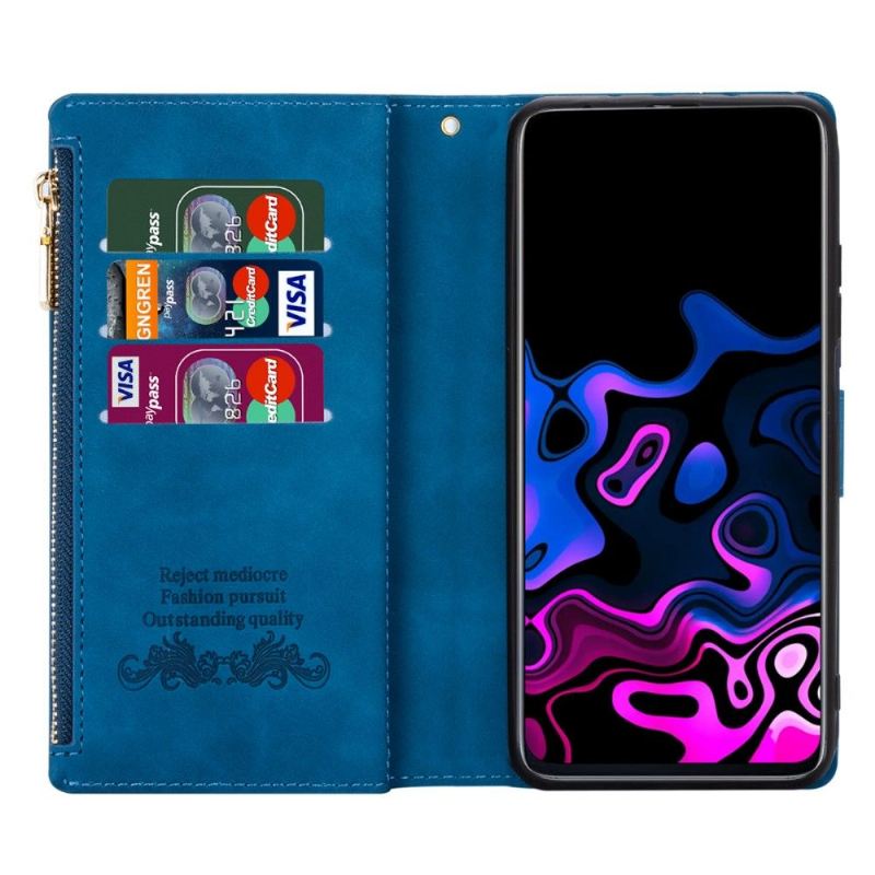 Lederhüllen Für Samsung Galaxy A72 4G / A72 5G Geldbörse Celia Kunstleder