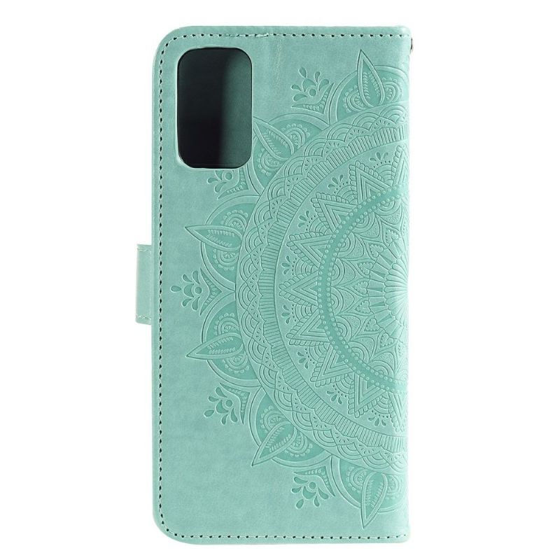Lederhüllen Für Samsung Galaxy A72 4G / A72 5G Sonnen-mandala