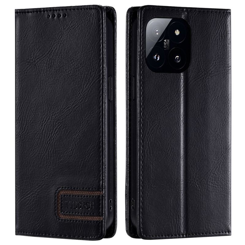 Flip Case Für Xiaomi 14 Pro Rfid-schutz Ttudrch