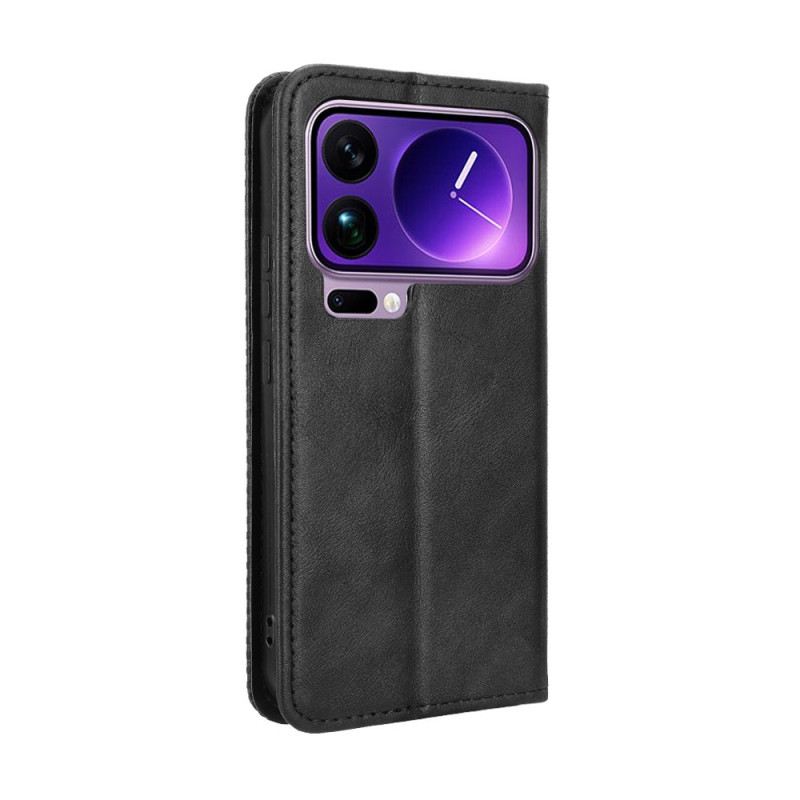 Flip Case Für Xiaomi 17 Pro Max Vintage-rahmen