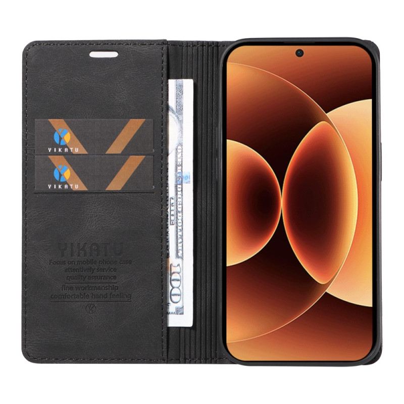 Flip Case Für Xiaomi 17 Pro Max Yikatu-wildlederoptik