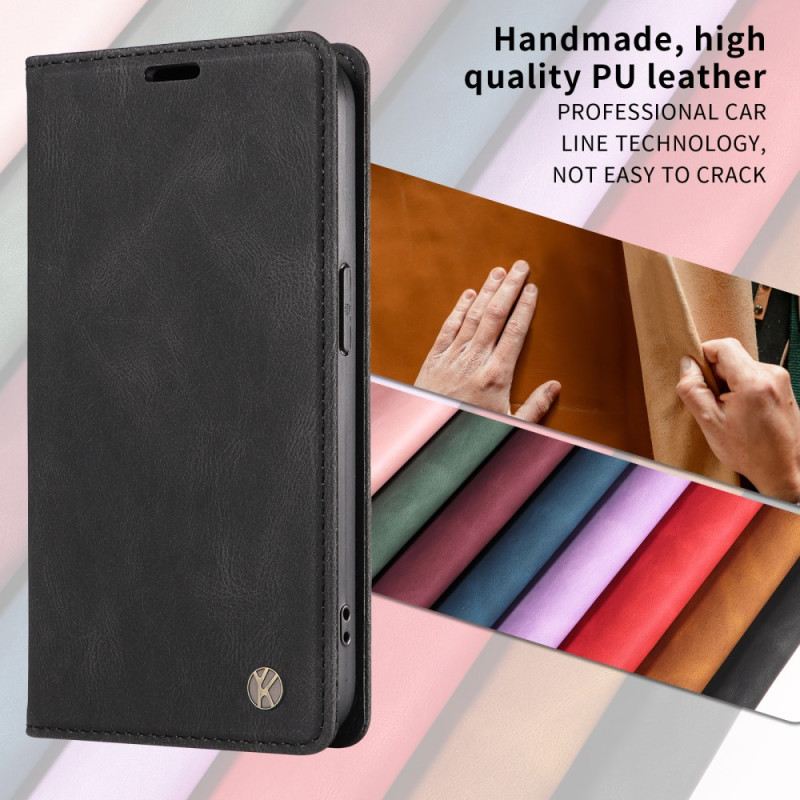 Flip Case Für Xiaomi 17 Pro Max Yikatu-wildlederoptik
