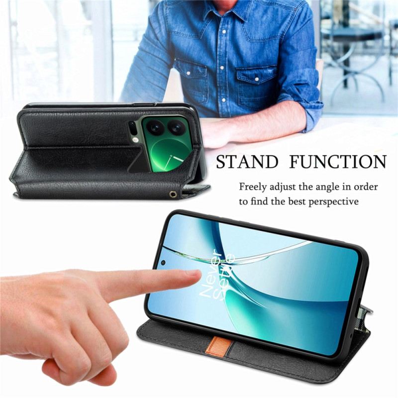 Flip Case Xiaomi 17 Pro Max Handyhülle Rautenmuster