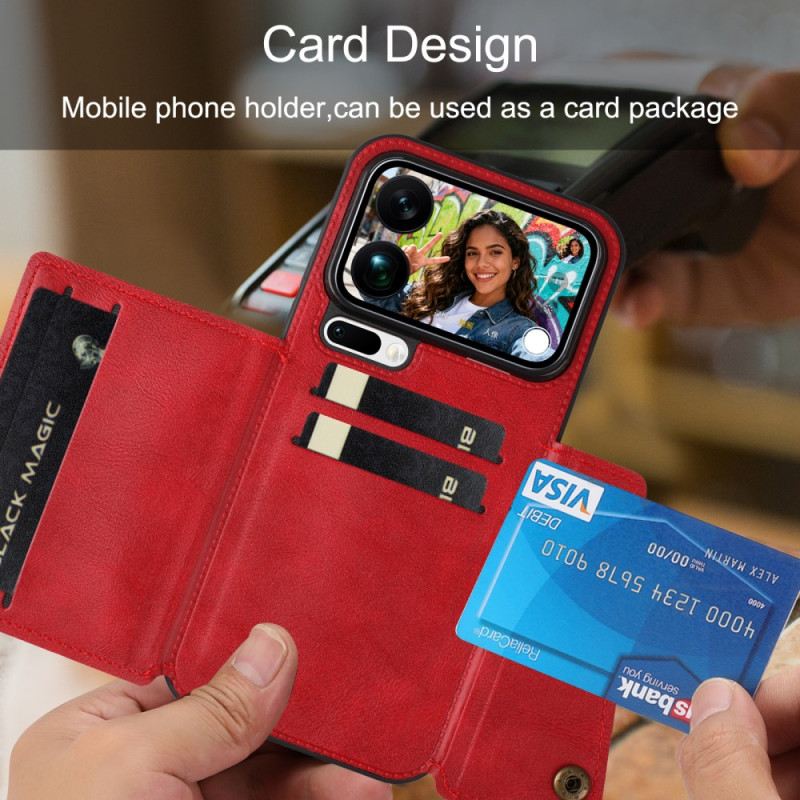 Hülle Xiaomi 17 Pro Max Kartenetui In Lederoptik