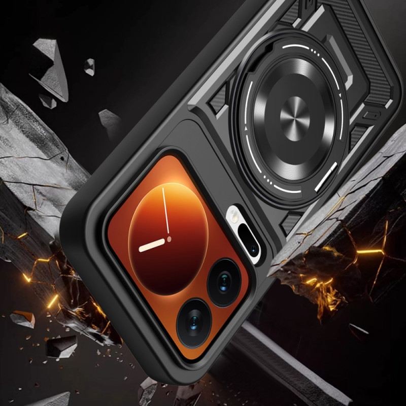 Hülle Xiaomi 17 Pro Max Magnetverschluss Mit Drehbarem Ständer