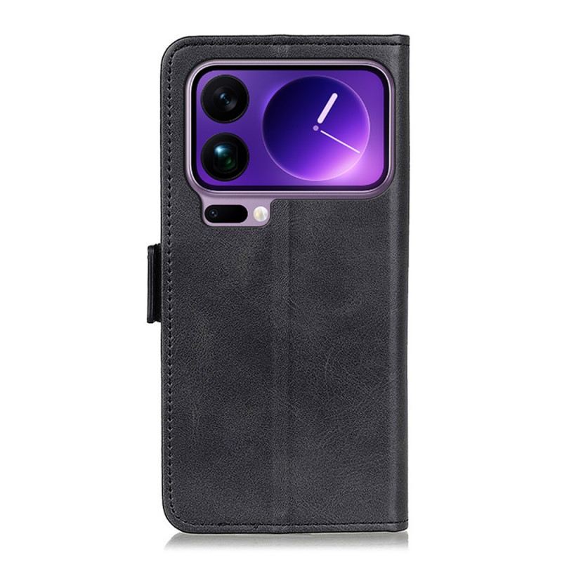 Lederhüllen Für Xiaomi 17 Pro Max Doppelverschluss